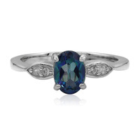 Anello in argento con Topazio Nettuno
