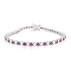 Bracciale in argento con Rodolite
