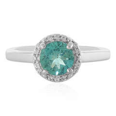 Anello in argento con Apatite Blu