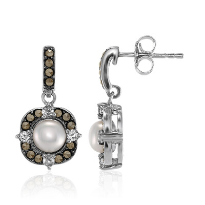 Orecchini in argento con Perla di Acqua Dolce