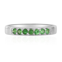 Anello in argento con Tsavorite