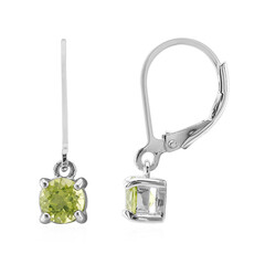 Orecchini in argento con Peridoto della Birmania