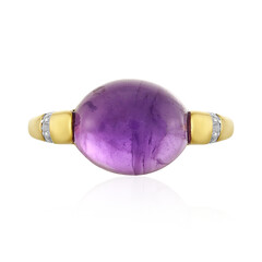 Anello in argento con Ametista Zambiana