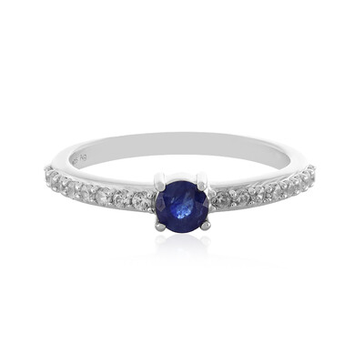 Anello in argento con Zaffiro Blu