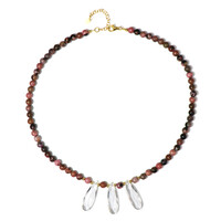 Collana in argento con Quarzo Bianco