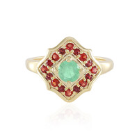 Anello in argento con Smeraldo Russo