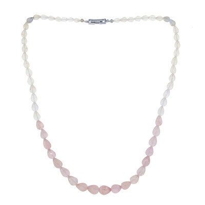 Collana in argento con Morganite