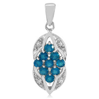 Ciondolo in argento con Apatiti Blu Royal