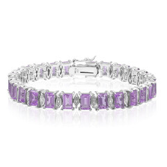 Bracciale in argento con Ametista