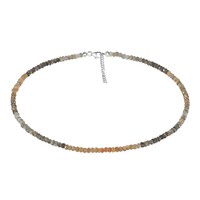 Collana in argento con Pietra di Luna Kangeyam