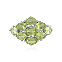 Anello in argento con Peridoto