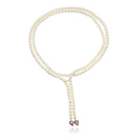 Collana in oro con Ametista (Michelle Albala)