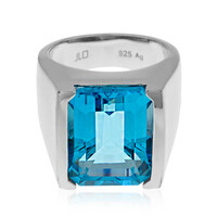 Anello in argento con Topazio Marambaia