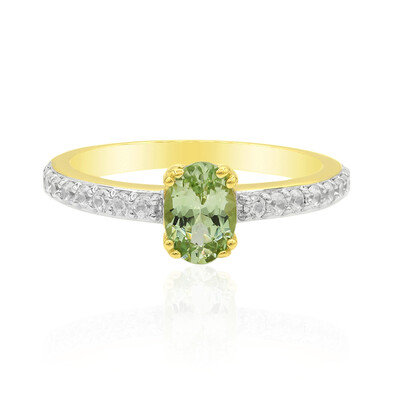 Anello in oro con Tsavorite (Tenner Diniz)