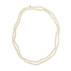 Collana in argento con Perla di Acqua Dolce (TPC)