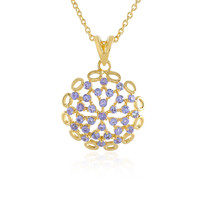 Collana in argento con Tanzanite