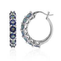 Orecchini in argento con Quarzo Mistico Blu