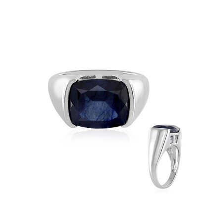 Anello in argento con Zaffiro Blu