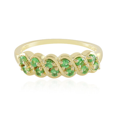 Anello in argento con Tsavorite