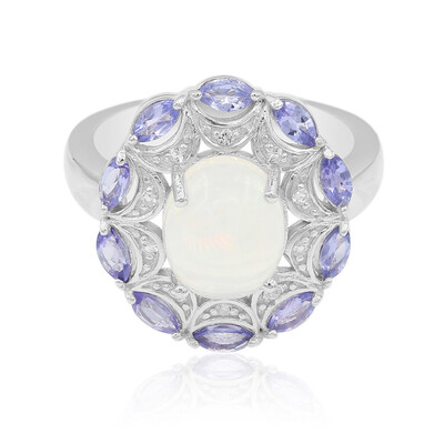Anello in argento con Opale di Welo
