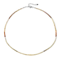 Collana in argento con Zircone Fancy