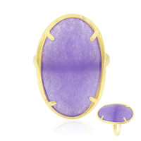 Anello in argento con Giada Lavanda