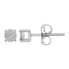Orecchini in argento con Diamante I2 (H)