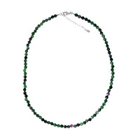 Collana in argento con Rubino Zoisite