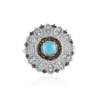 Anello in argento con Turchese Sleeping Beauty