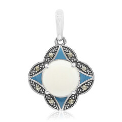Ciondolo in argento con Opale Bianco