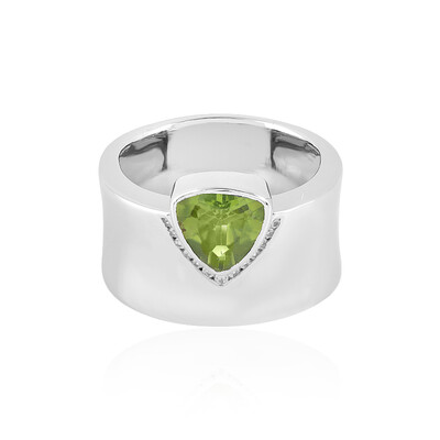 Anello in argento con Peridoto (de Melo)