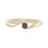 Anello in oro con Diamante Rosa SI2 (de Melo)