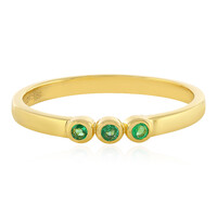 Anello in argento con Smeraldo Colombiano