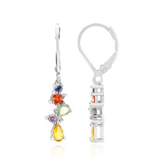 Orecchini in argento con Zaffiro Giallo