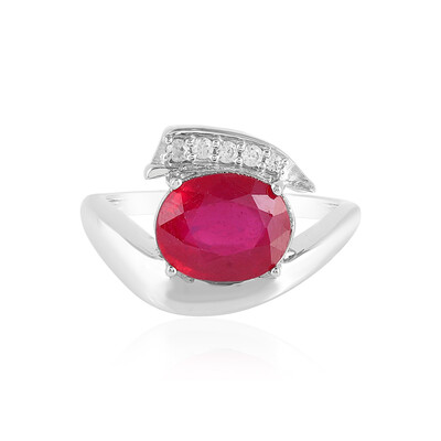 Anello in argento con Rubino Bemainty (MONOSONO COLLECTION)