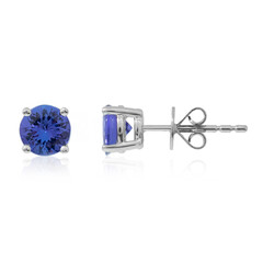Orecchini in platino con Tanzanite AAA