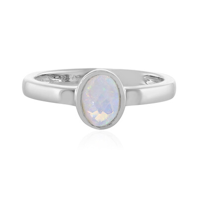 Anello in argento con Opale di Welo