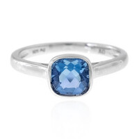 Anello in argento con Fluorite Cangiante