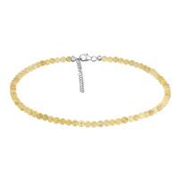 Collana in argento con Quarzo Rutilato
