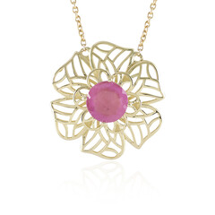 Collana in oro con Zaffiro Rosa del Madagascar (Ornaments by de Melo)