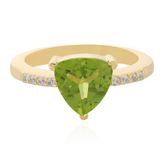 Anello in argento con Peridoto