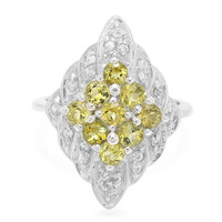Anello in argento con Tormalina Cuprian