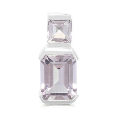 Ciondolo in argento con Ametista Rose de France