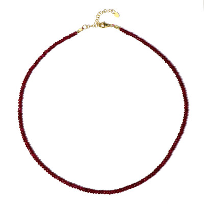 Collana in argento con Rubino