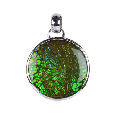 Ciondolo in argento con Ammolite