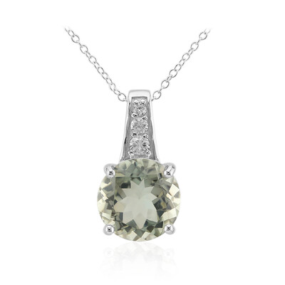 Collana in argento con Ametista Verde