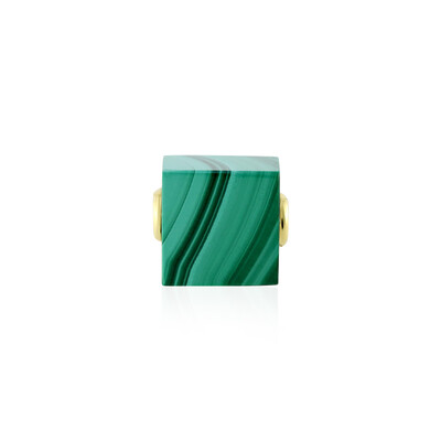 Ciondolo in argento con Malachite (MONOSONO COLLECTION)