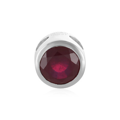 Ciondolo in argento con Rubino del Madagascar (MONOSONO COLLECTION)