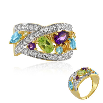 Anello in argento con Peridoto