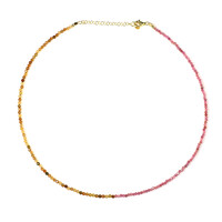 Collana in argento con Tormalina Rosa Nigeriana